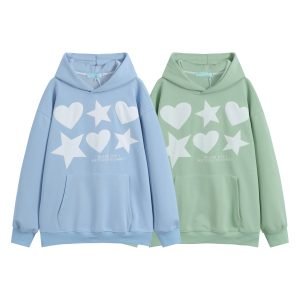 Men's Women's Pullover Design Sense Affixed Cloth Embroidered